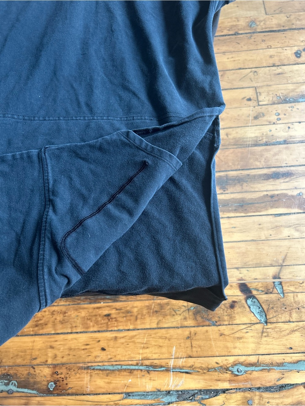 Lululemon Black Oversized Pullover Hoodie with Embossed Back Logo - Picture 11 of 12